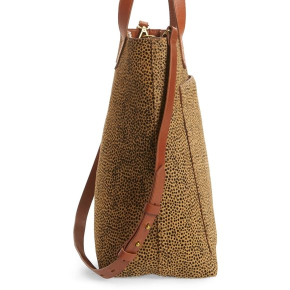 MADEWELL Transport Tote Calf Hair Leopard Bag - Picture 3 of 11